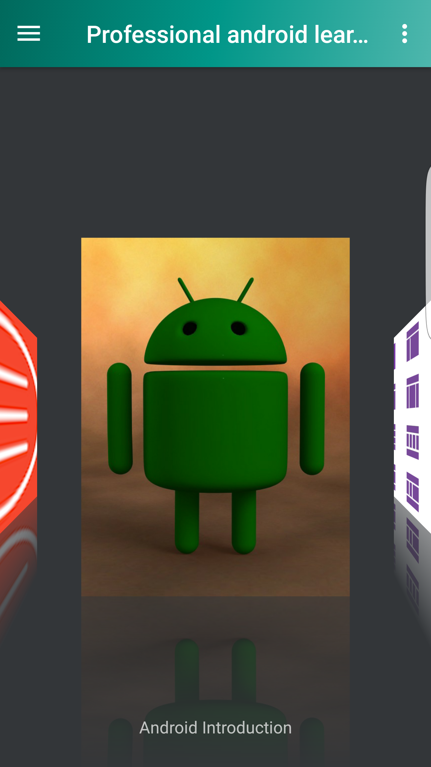 Professional android learning