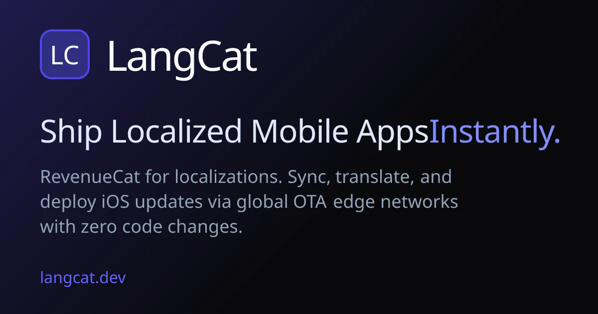 LangCat 제품 배너
