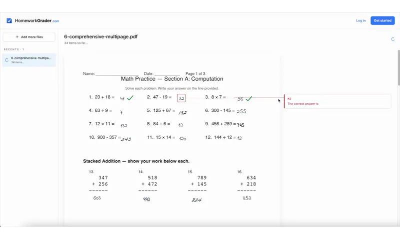 HomeworkGrader.com screenshot 5
