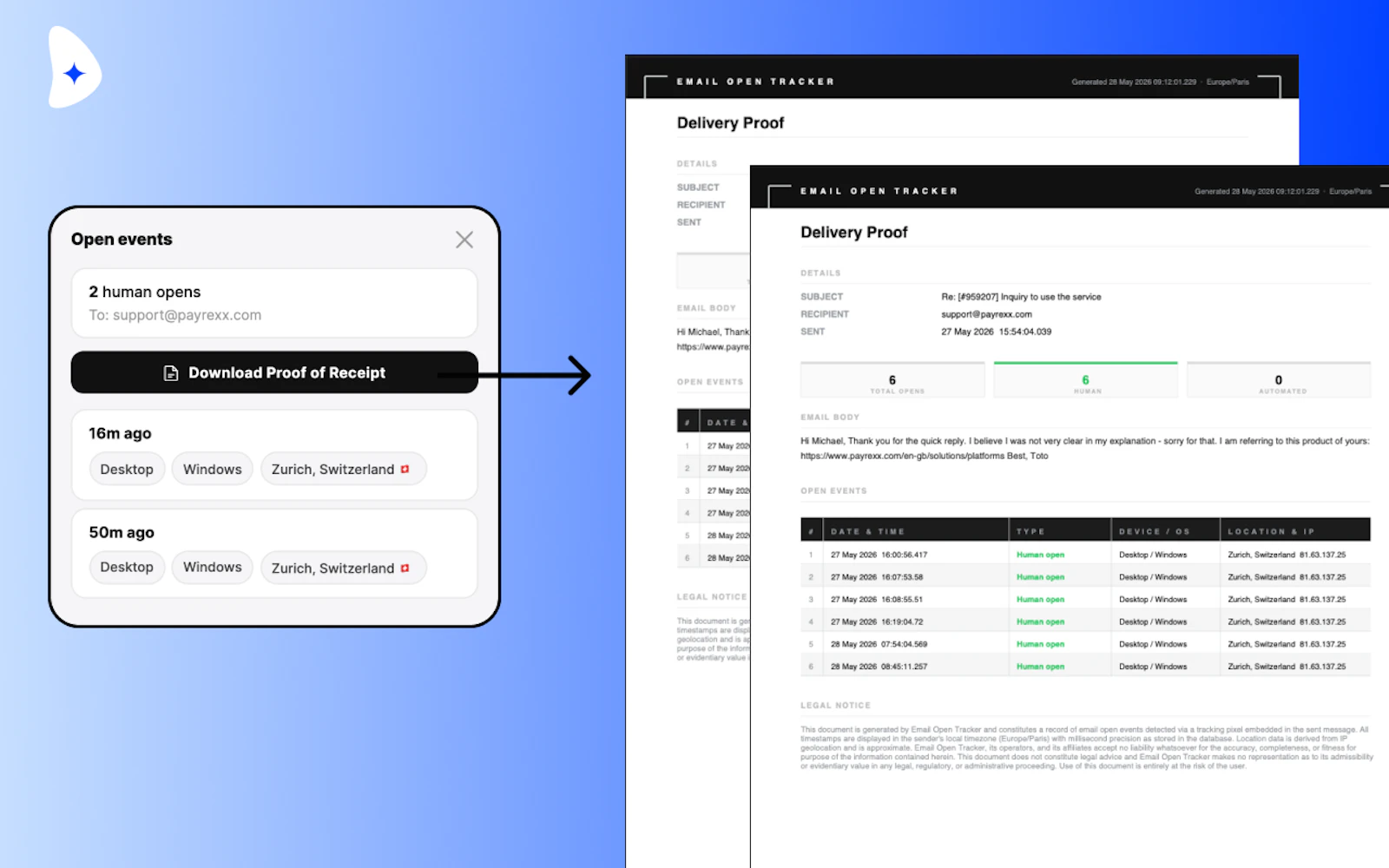 Email Open Tracker - Minimalist Edition screenshot 3