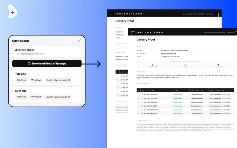 Email Open Tracker - Minimalist Edition screenshot 3