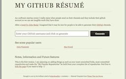 GitHub Resume media 3