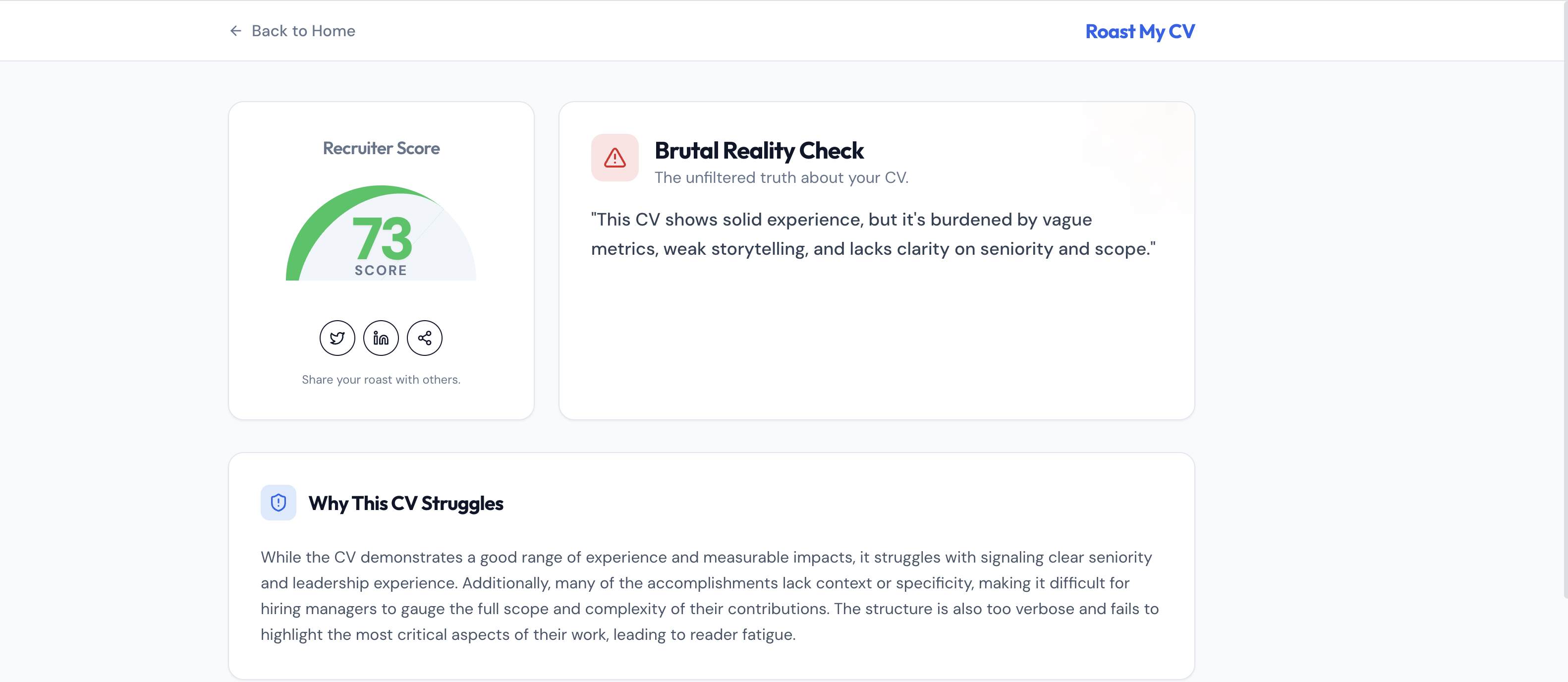 Roast My CV gallery image