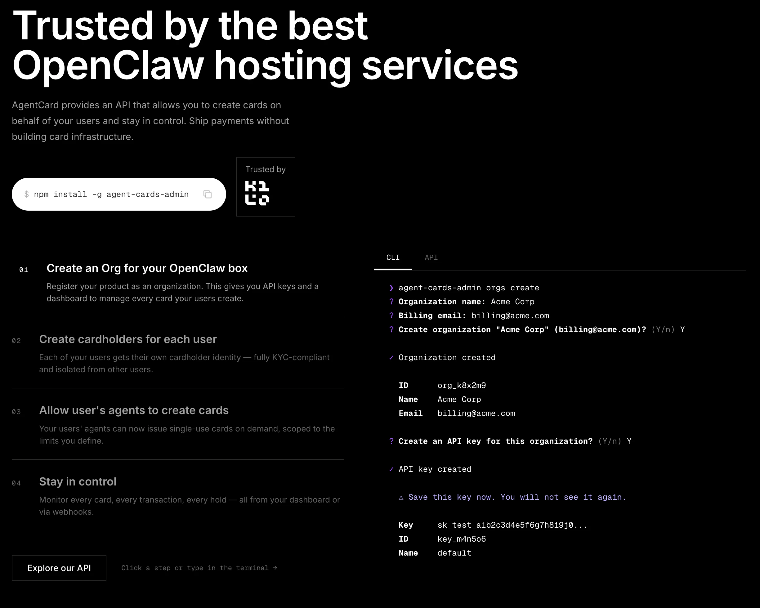 Agent Card screenshot 5