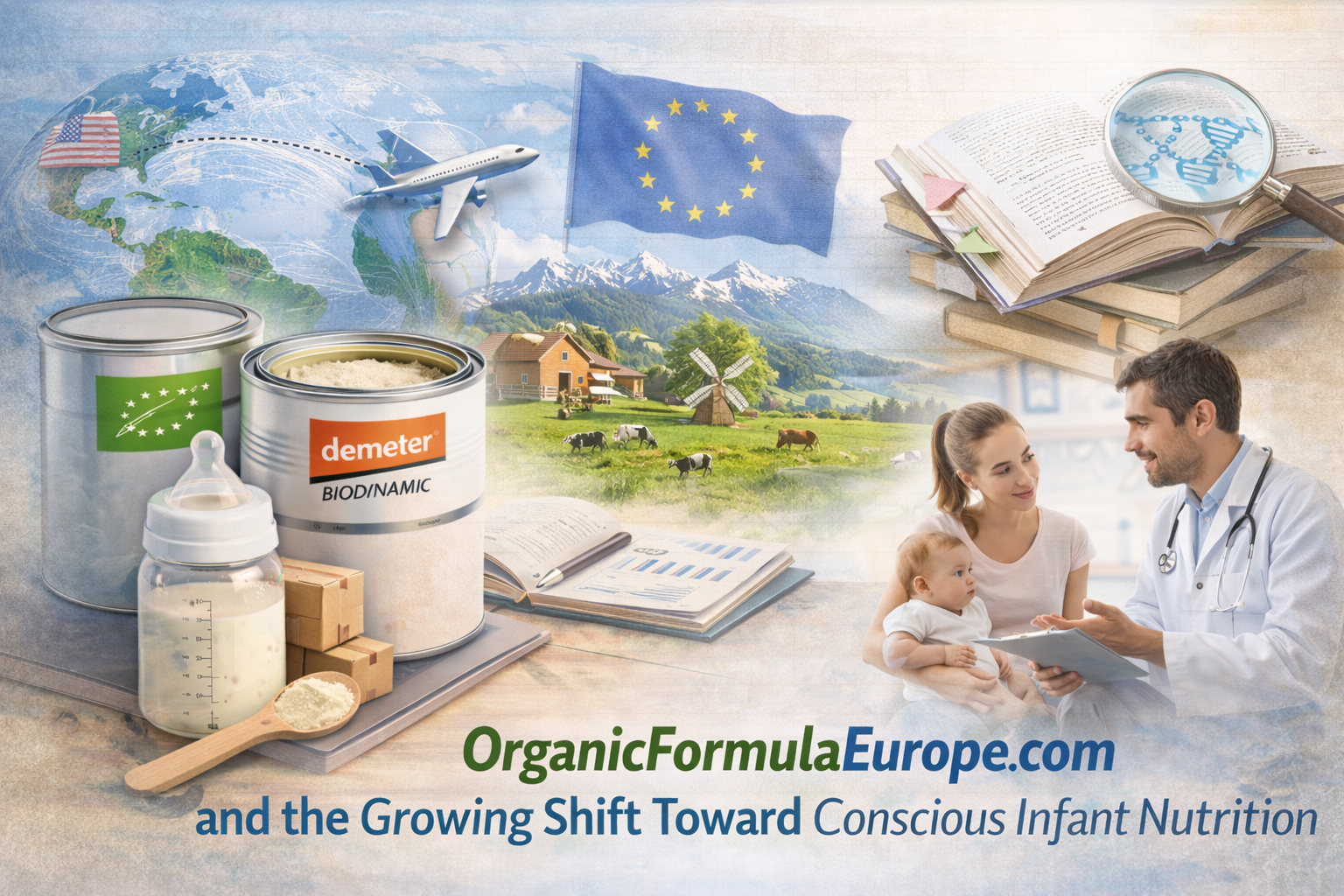 Organic Formula Europe - Product Hunt launch logo and brand identity