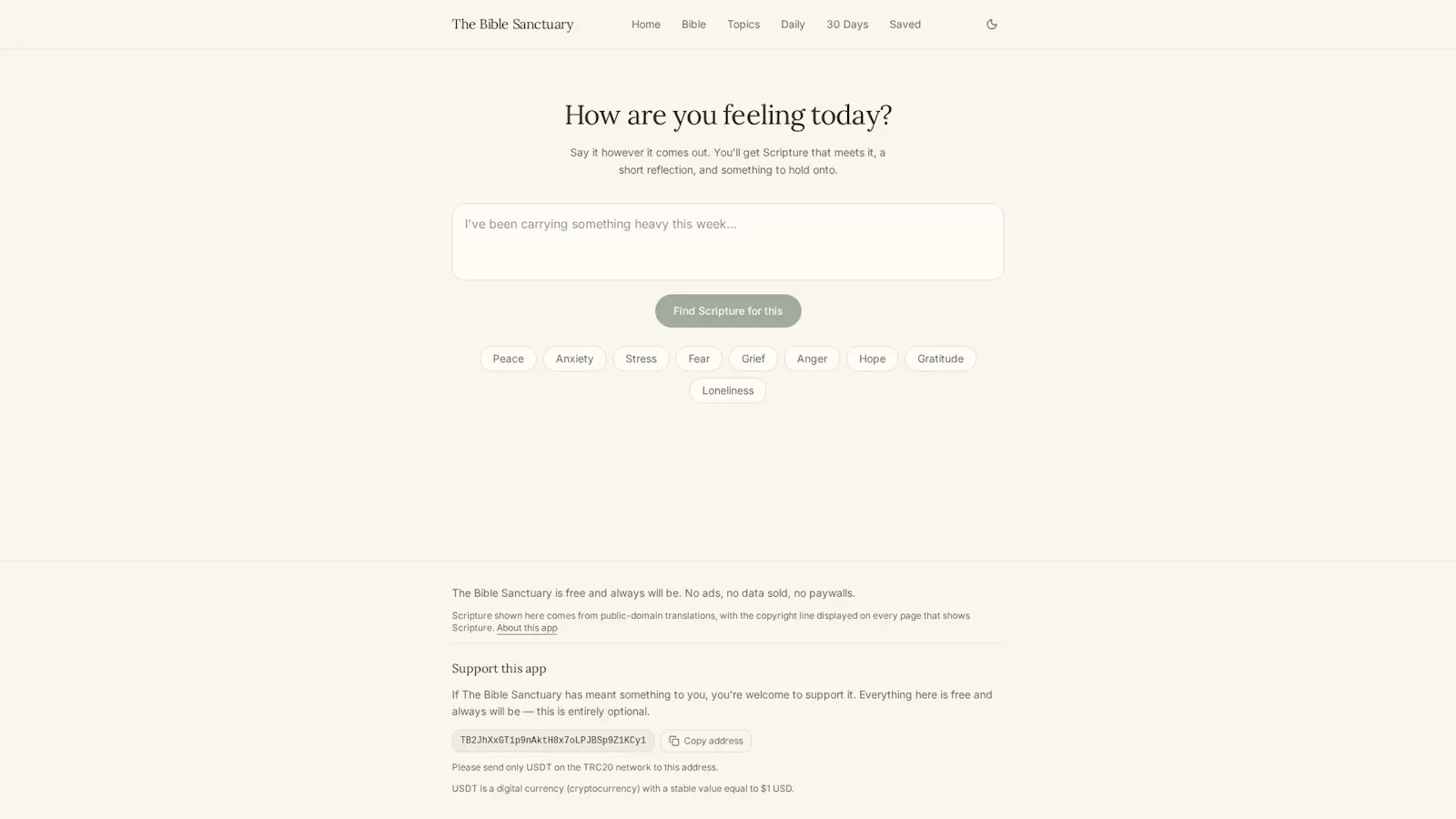 The Bible Sanctuary screenshot 1
