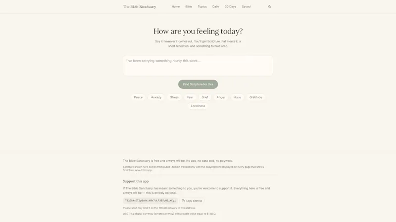 The Bible Sanctuary screenshot 1