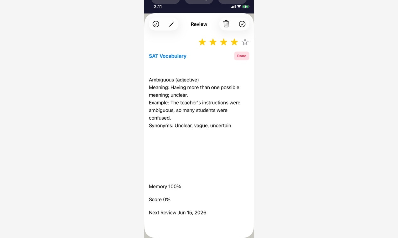 RecallNote gallery image