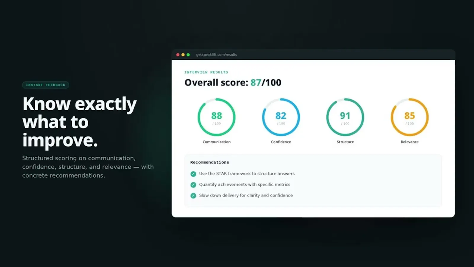 Speak Lift screenshot 1 (video preview)