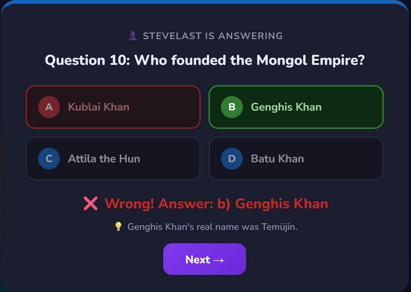Daily Challenge New Quiz gallery image