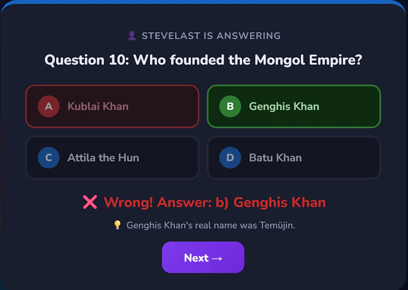 Daily Challenge New Quiz screenshot 2