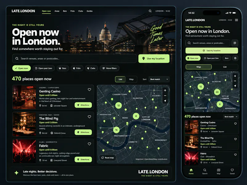 Late.London screenshot 1