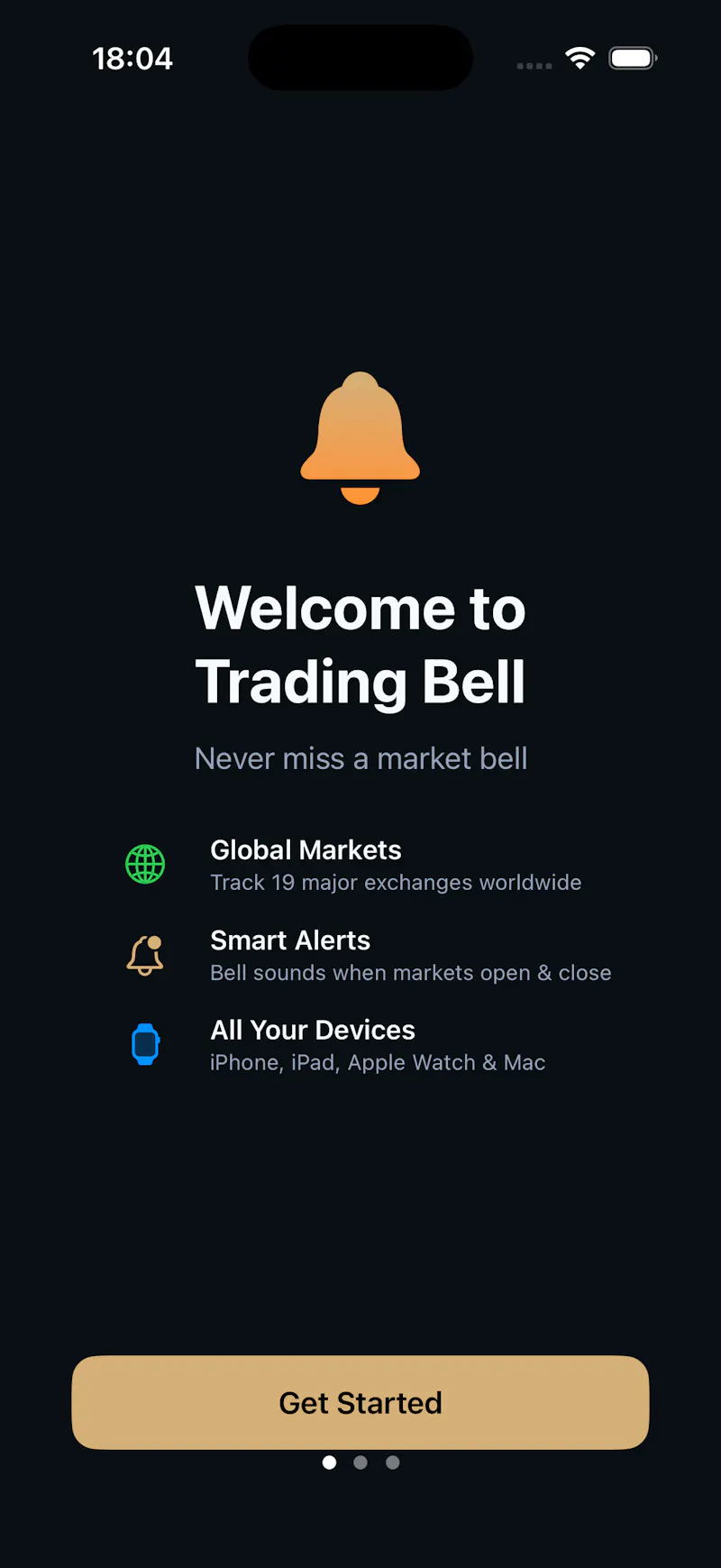 Trading Bell screenshot 1