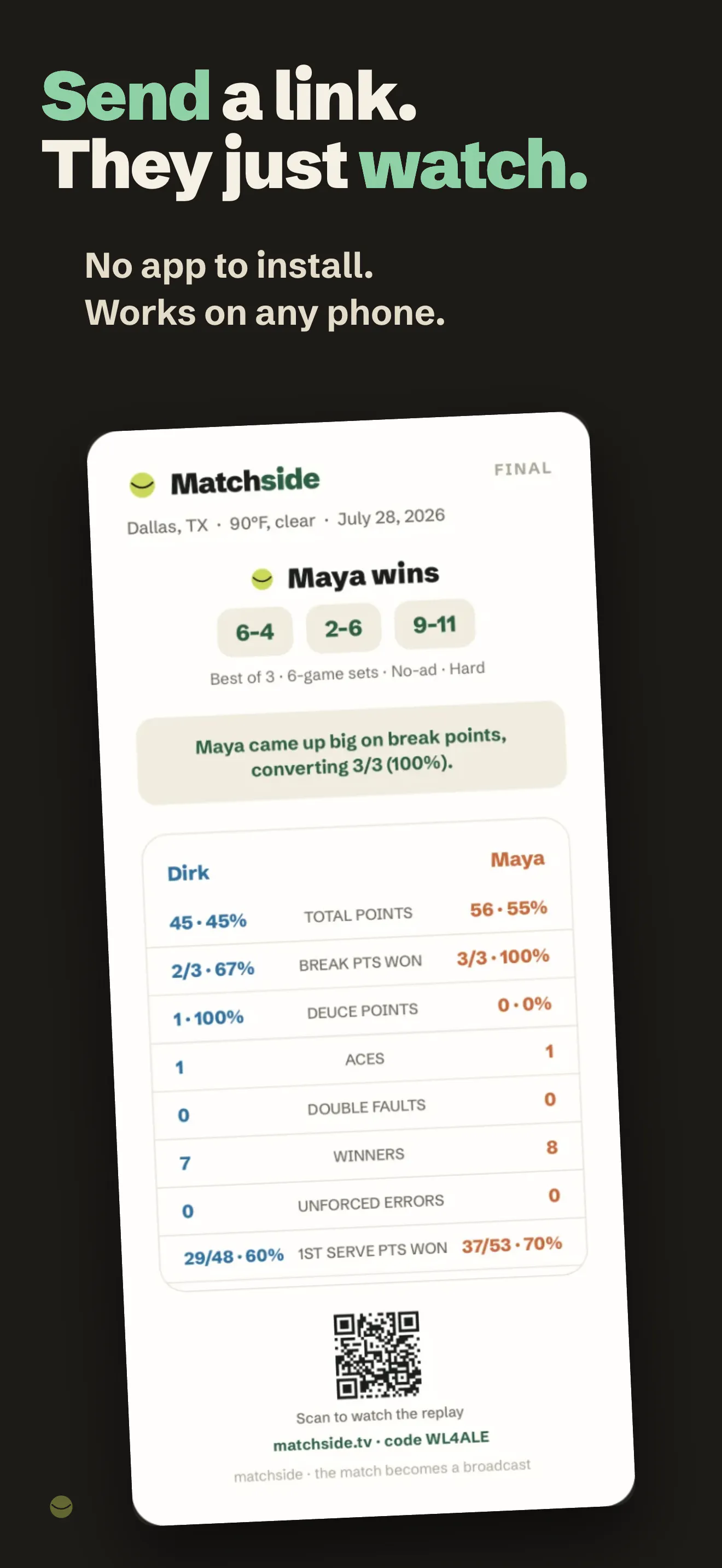 Matchside gallery image