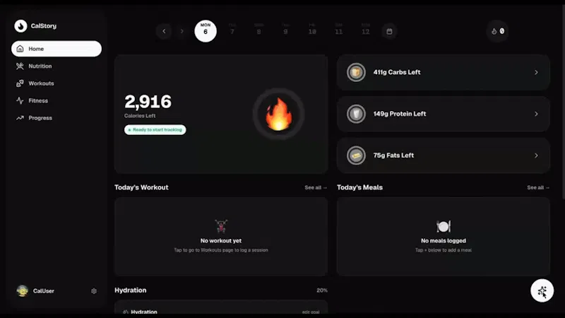 CalStory screenshot 1 (video preview)