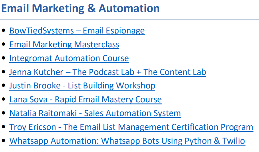 9 Email Marketing & Automation Courses gallery image