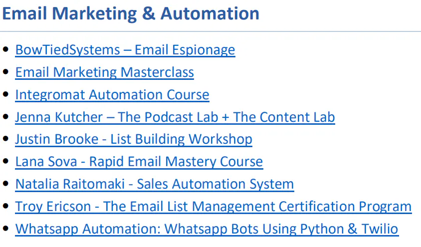 9 Email Marketing & Automation Courses 專案橫幅