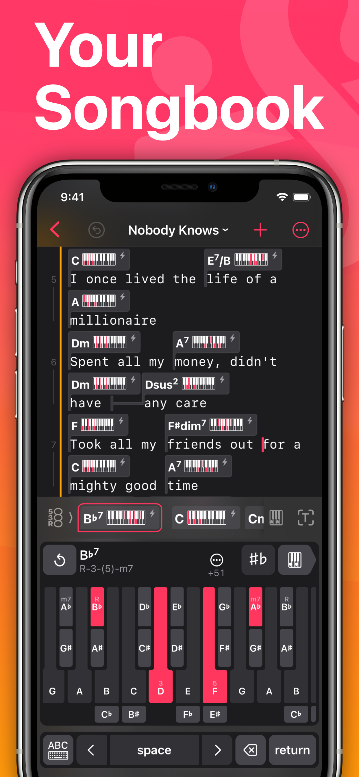 SongKit A modern AIpowered songbook app for iPhone and iPad