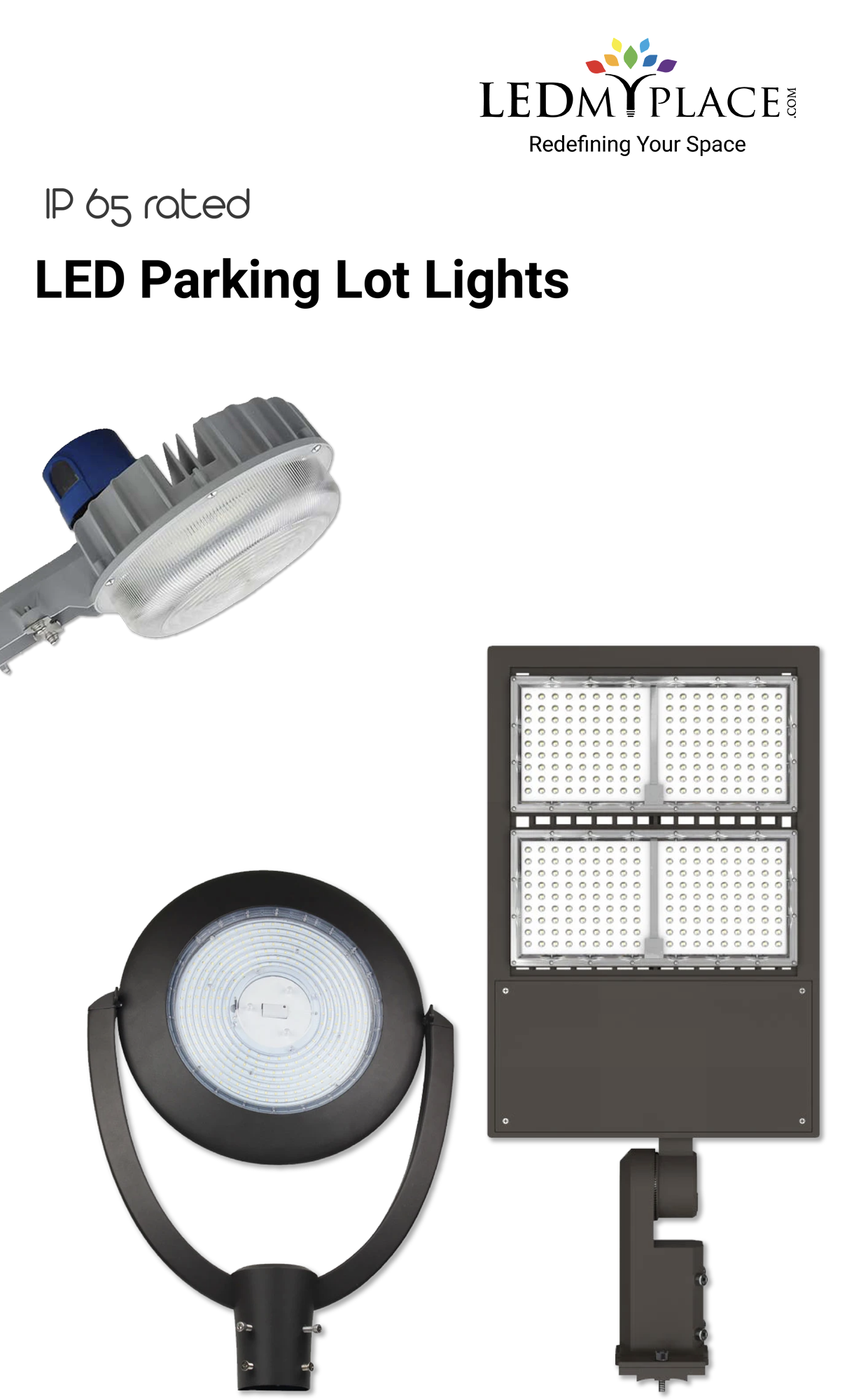 LED Pole Lights - LED Parking Lot Lights