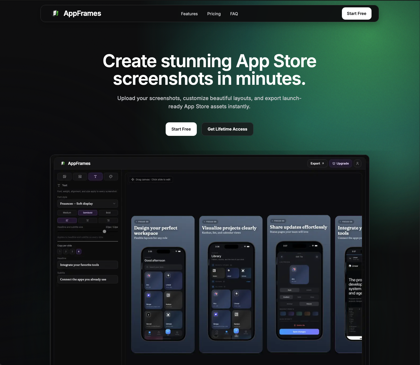 AppFrame gallery image