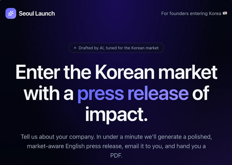 K-Launch PR screenshot 2