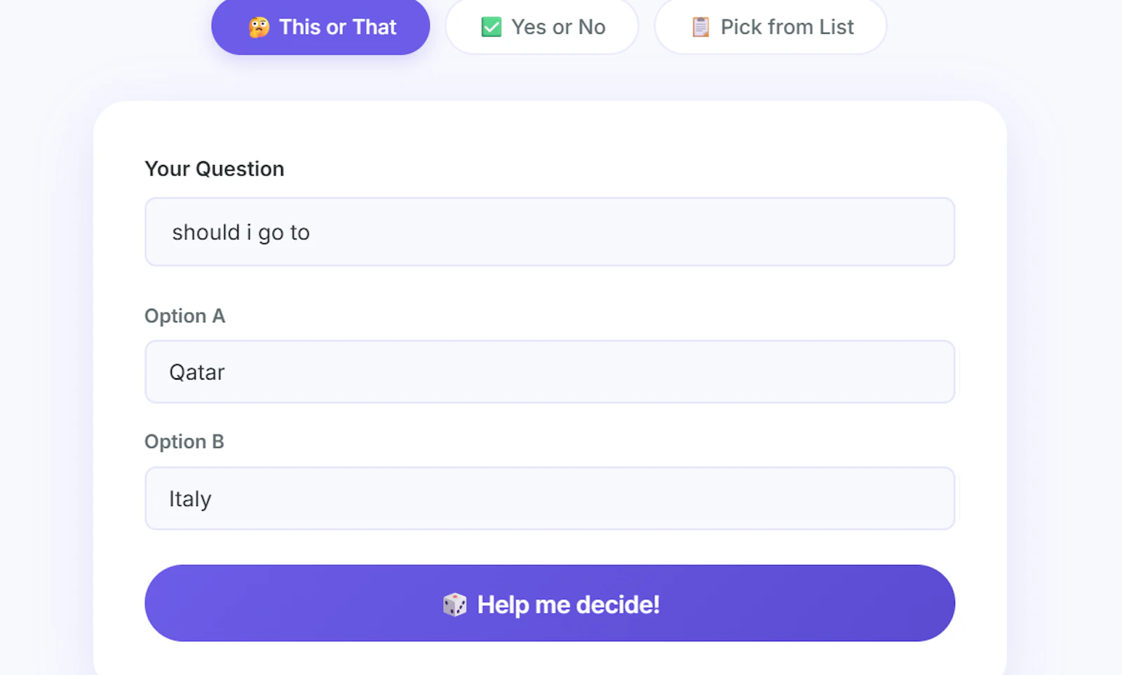 Decision Help screenshot 4