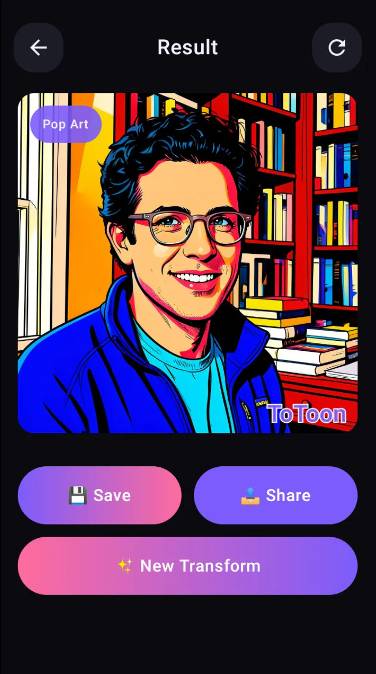 ToToon - Transform Face to Art gallery image