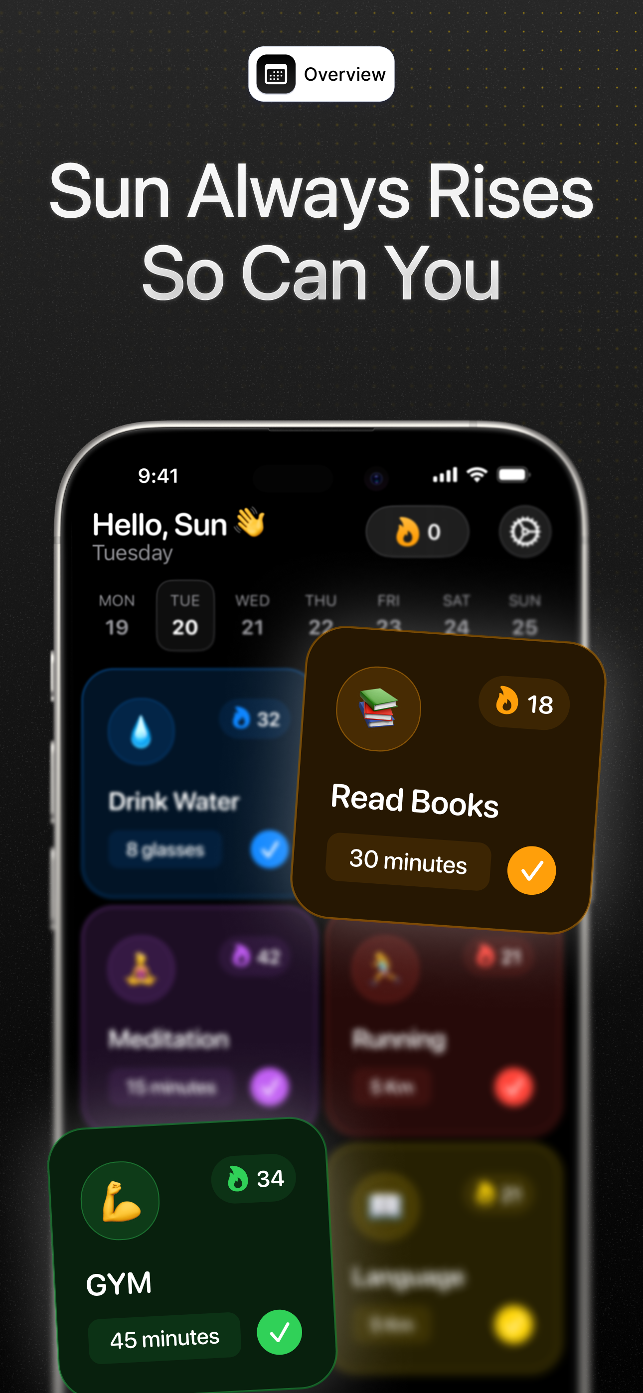 Zon - Habit Tracker & Todo Manager media 2