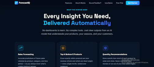 Smart Sales Forecasting System gallery image