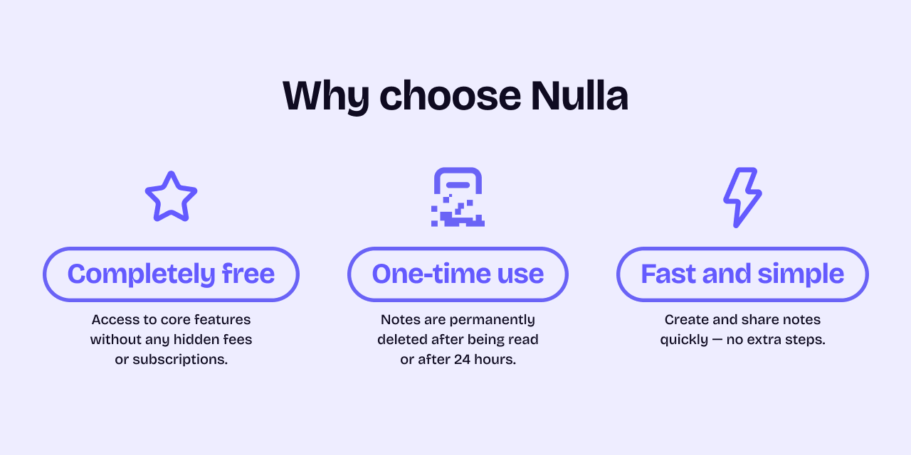Nulla - Screenshot 2 showing product features and functionality