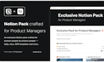 Notion Pack for Product Managers image
