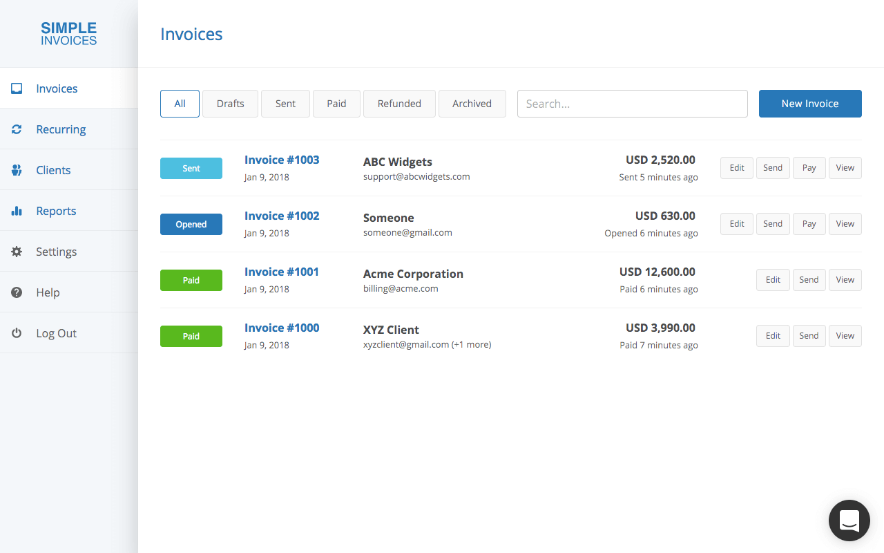 Simple Invoices gallery image