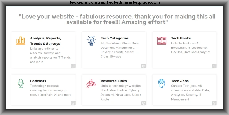 Teckedin - a Virtual tech-only library