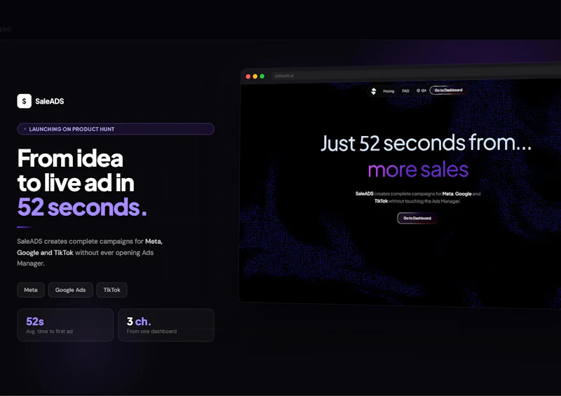 SaleADS.ai screenshot 1