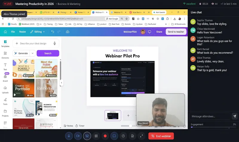 Webinar Pilot Pro: Virtual Practice Room screenshot 3