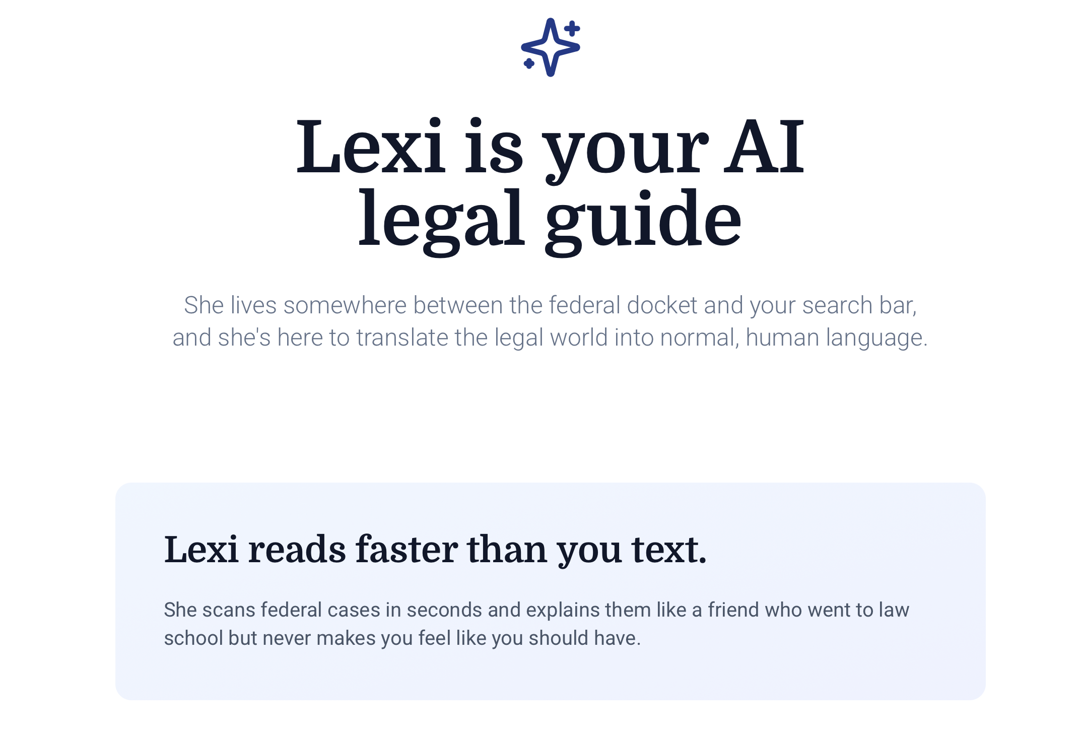 AskLexi search 1B+ court records w/  AI gallery image
