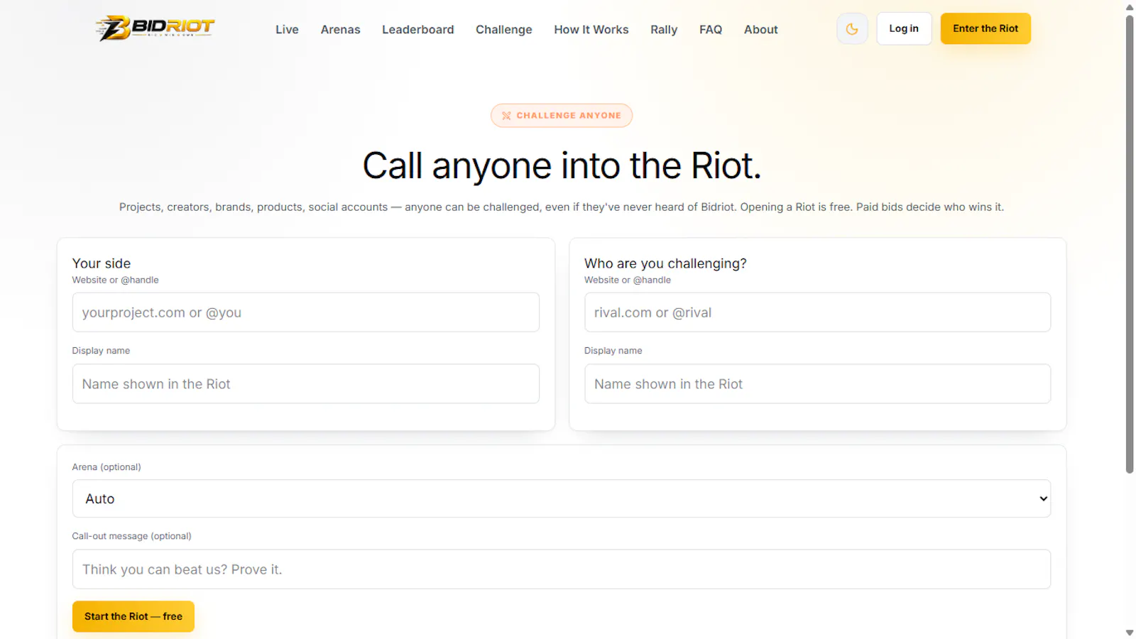 Bidriot screenshot 4