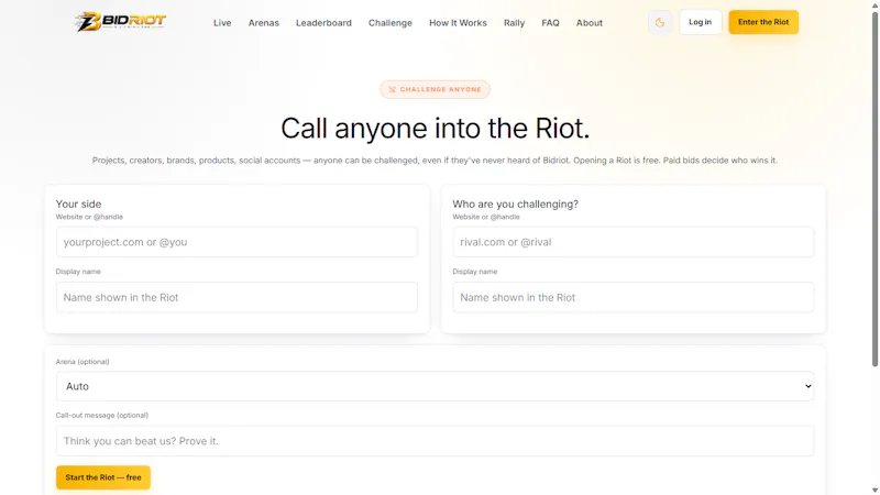 Bidriot screenshot 4