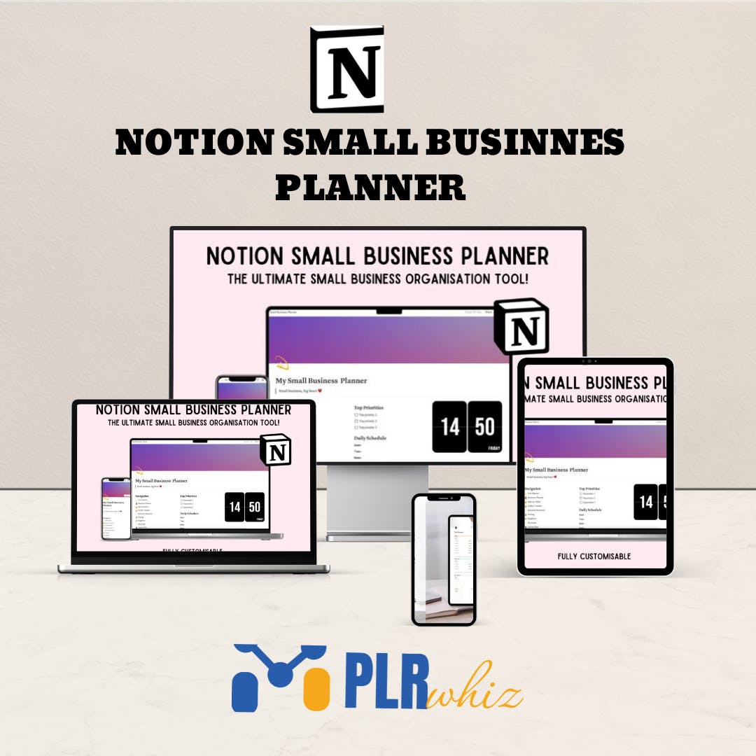 Notion Small Business Planner Template media 1