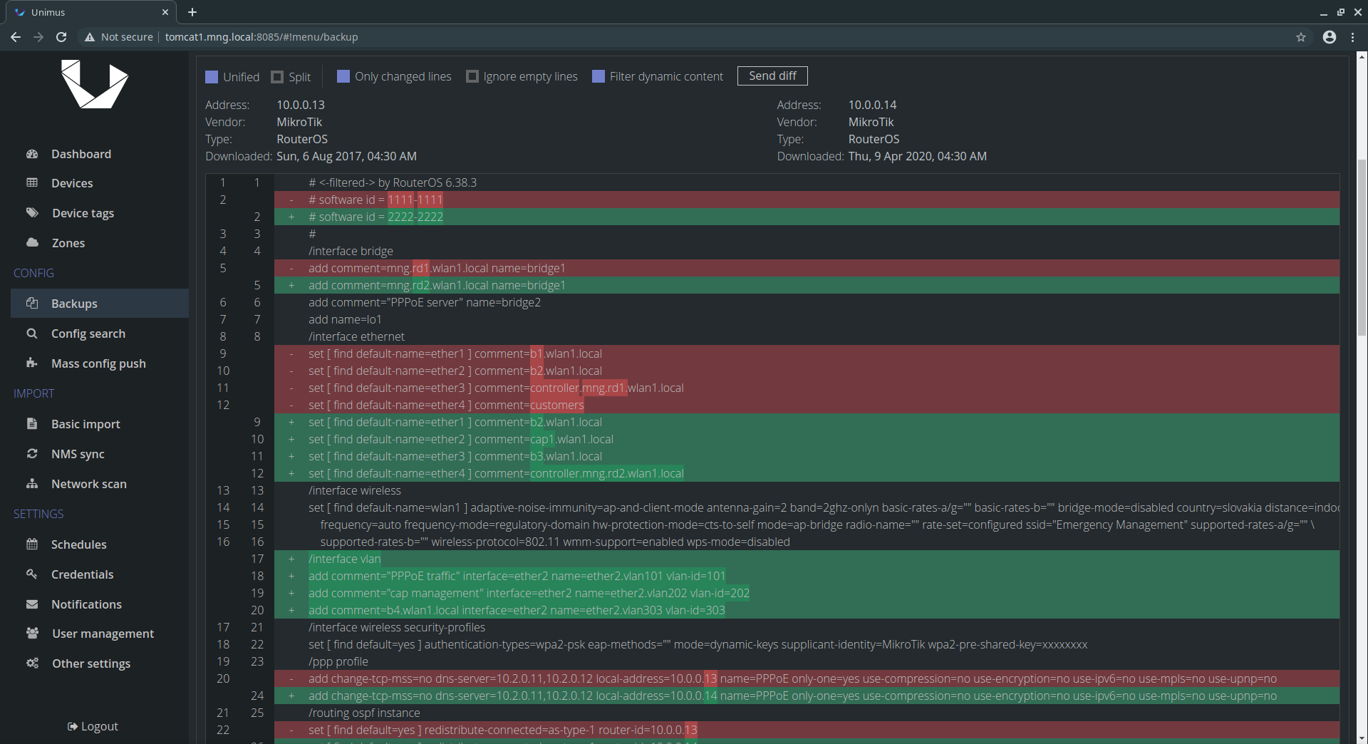 Unimus gallery image