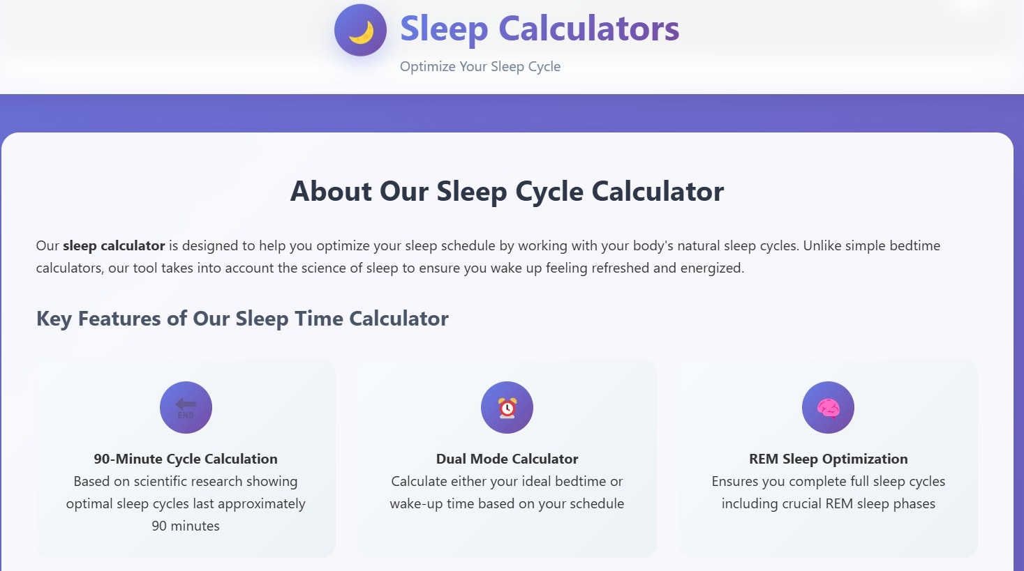 Sleep Calculator logo