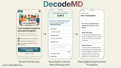 DecodeMD: Medical Report Translator gallery image