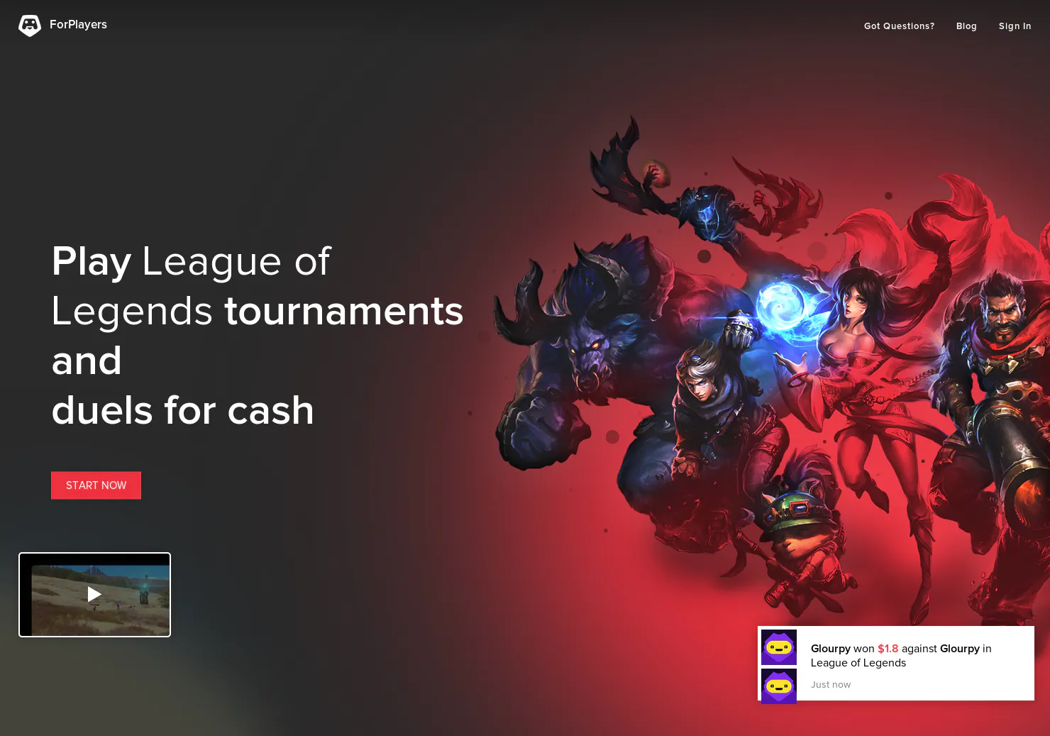 For players