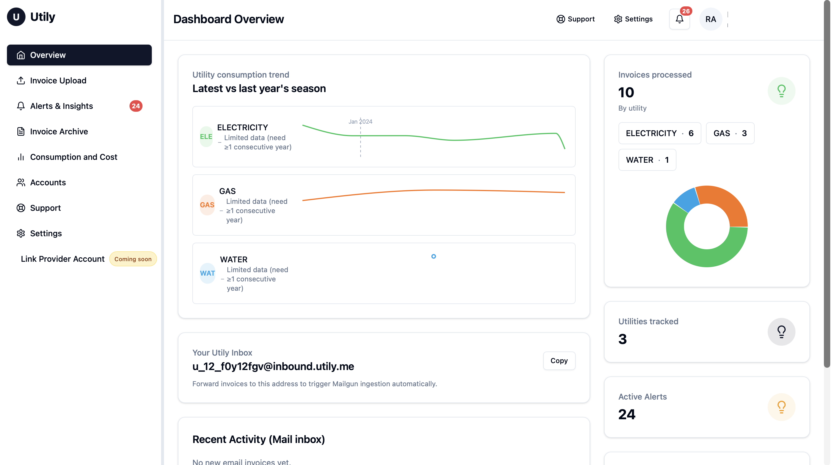 Utily - Main product screenshot demonstrating key features and user interface