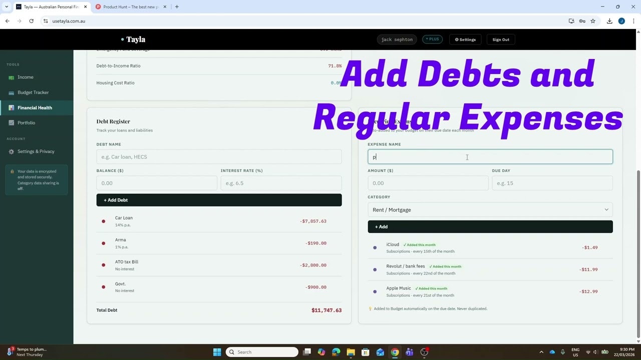 Tayla — Australian Personal Finance gallery image