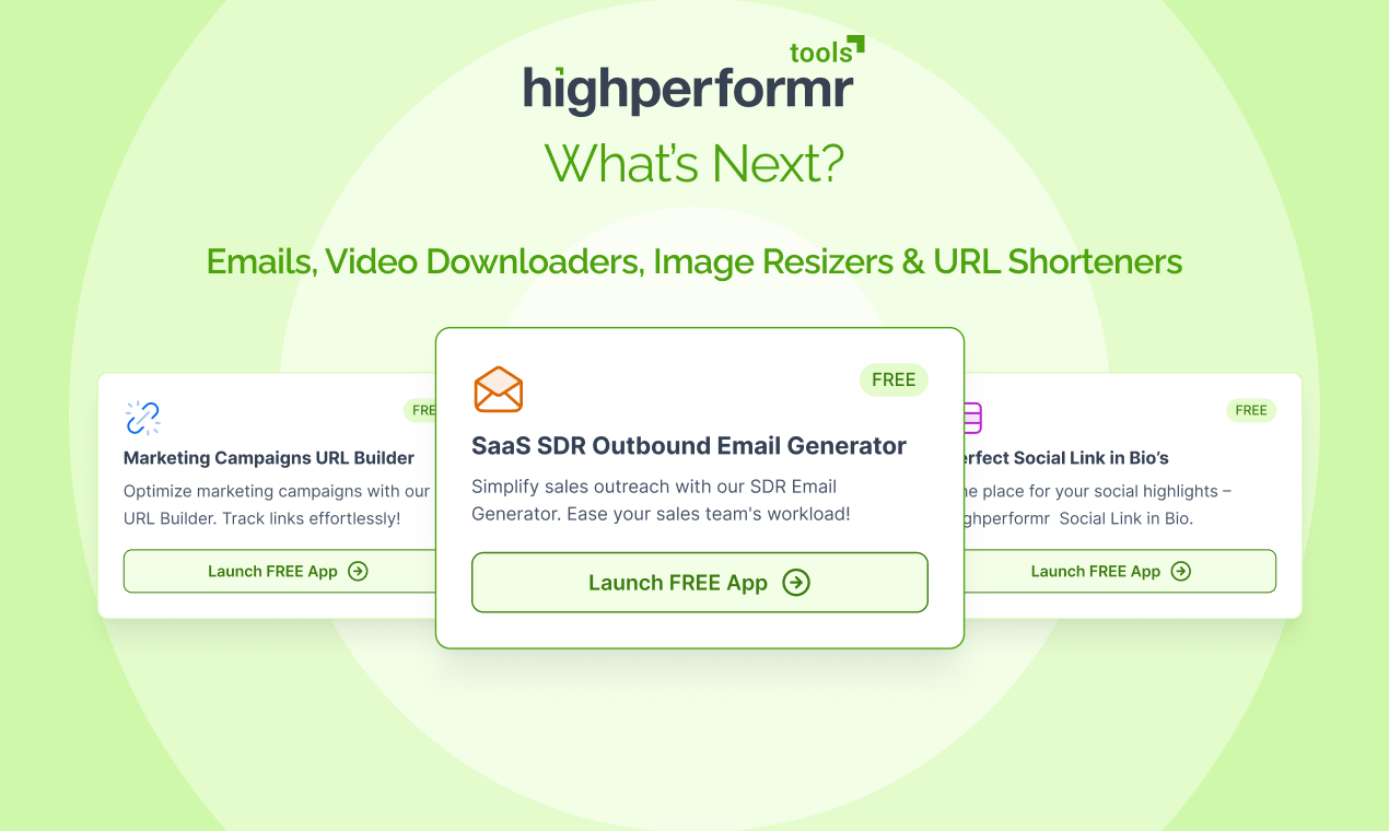 Highperformr ИИ инструменты - Инструменты с AI, которые повышают ваше социальное присутствие и задачи медиа 7
