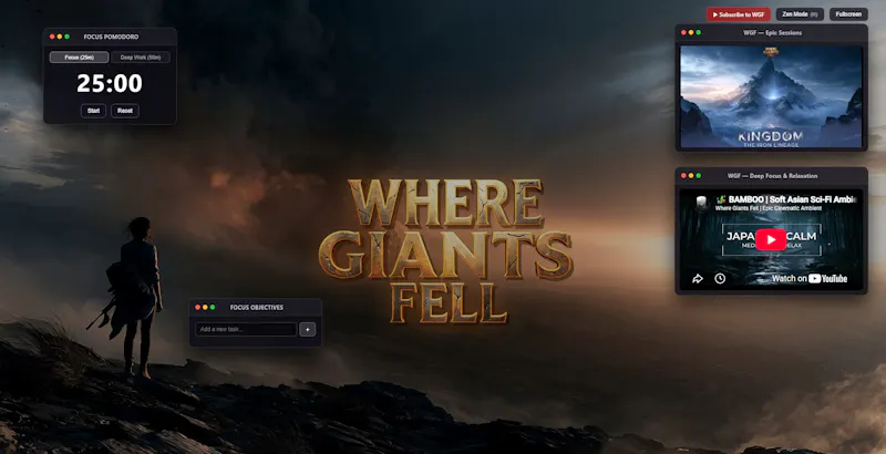 Where Giants Fell — Focus Station screenshot 1