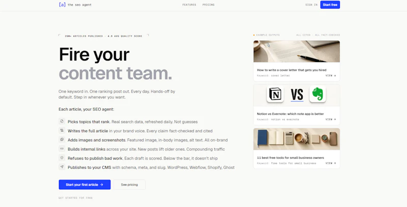 The SEO Agent screenshot 2