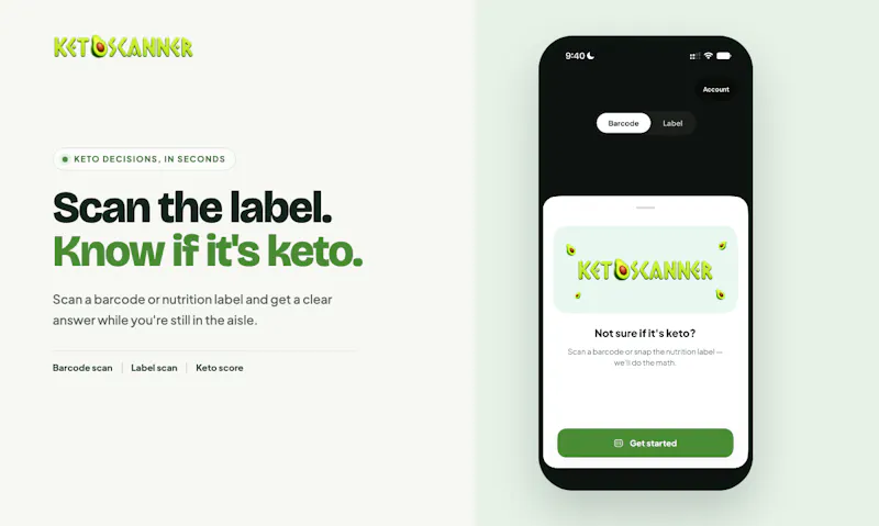 KetoScanner screenshot 1