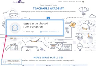 Witness Social Proof App for Teachable gallery image